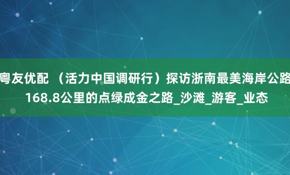 粤友优配 （活力中国调研行）探访浙南最美海岸公路 168.8公里的点绿成金之路_沙滩_游客_业态