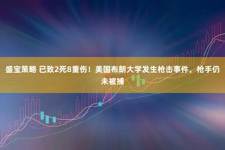 盛宝策略 已致2死8重伤！美国布朗大学发生枪击事件，枪手仍未被捕